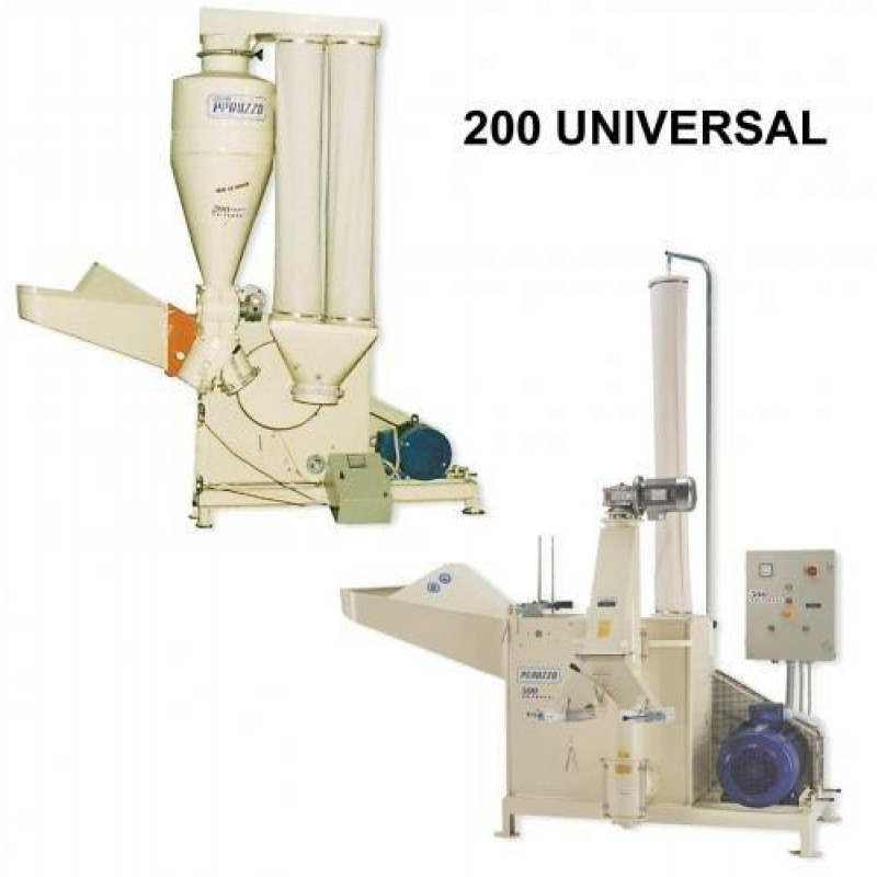 Kladivový mlyn na výrobu múky 200 UNIVERSAL od 1000 do 3500 kg/hod.