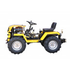 GARDEN 4WDH VERZIA - G2 Mini traktor 4x4 12 HP , diesel , predná a zadná hydraulika
