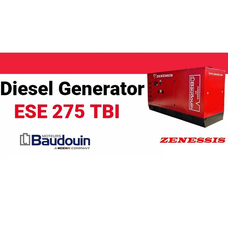 Diesel generator ZENESSIS - ESE 250 TBI diesel BAUDOUIN 200 kW