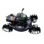 Diaľkovo ovládaný mulčovač - kosačka GREENWORKS AKU na diaľkové ovládanie pre extrémne svahy pre maximálny sklon až do 70°