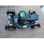 Diaľkovo ovládaný mulčovač - kosačka GREENWORKS AKU na diaľkové ovládanie pre extrémne svahy pre maximálny sklon až do 70°