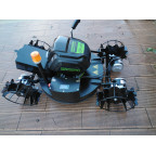 Diaľkovo ovládaný mulčovač - kosačka GREENWORKS AKU na diaľkové ovládanie pre extrémne svahy pre maximálny sklon až do 70°