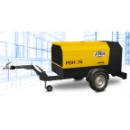 Mobilný kompresor ATMOS PDH 76 motor Hatz