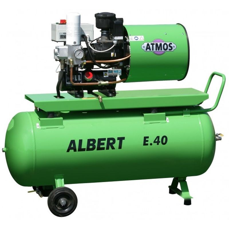 Skrutkový kompresor ATMOS E.40 4 kW, 0,5m3/min, 9 bar 