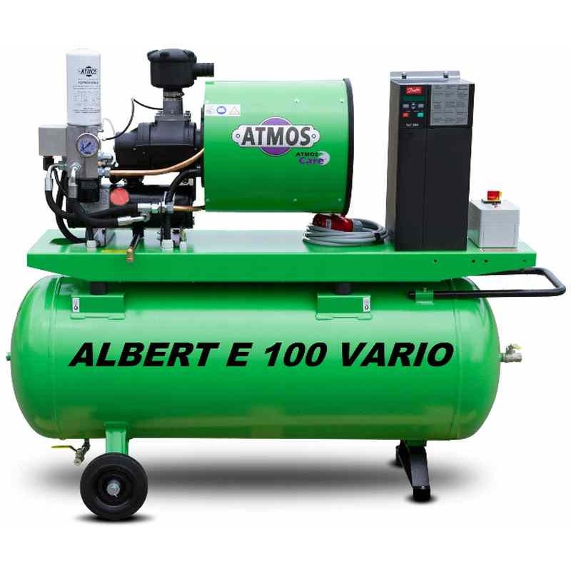 Kompresor skrutkový ATMOS E.100 VS Vario11 kW s frekvenčným meničom, sušičom a vzdusníkom