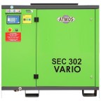 Kompresor skrutkový ATMOS SEC 302 Varrio s frekvenčným meničom 30 kW, 7,5/10/13 bar, 5,1/4,3/3,9 m3/min