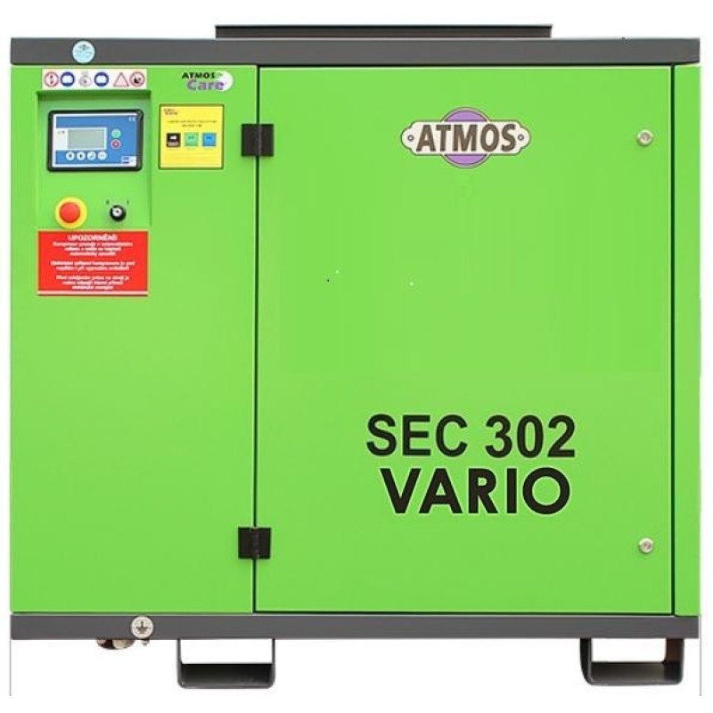 Kompresor skrutkový ATMOS SEC 302 Varrio s frekvenčným meničom 30 kW, 7,5/10/13 bar, 5,1/4,3/3,9 m3/min