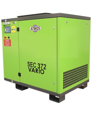 Skrutkový kompresor ATMOS SEC 372 Vario s frekvenčným meničom 37 kW, 7,5/10/13 bar, 5.8/5.2/4.4 m3/min