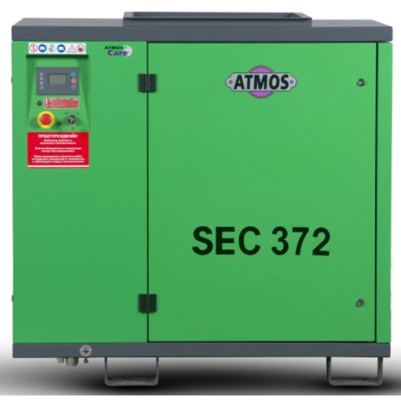 Skrutkový kompresor ATMOS SEC 372 37 kW, 7,5/10/13 bar, 6.3/5.4/4.5 m3/min