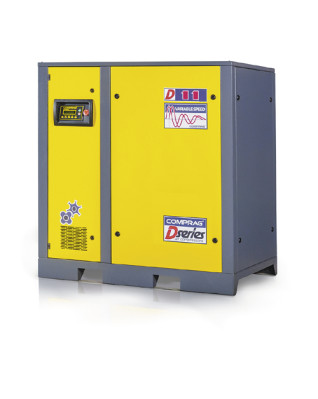 skrutkový kompresor s frekvenčným meničom COMPRAG DV-11 11 kW, 1,3 m3/min, 10 bar