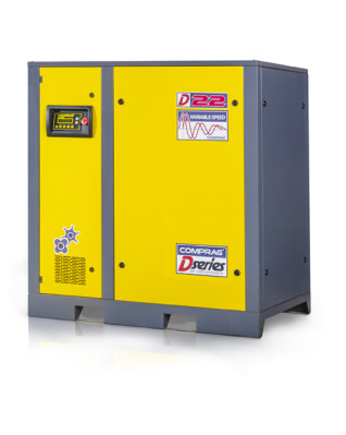skrutkový kompresor s frekvenčným meničom COMPRAG DV-22 22 kW, 3,2 m3/min, 10 bar