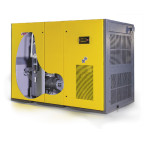 skrutkový kompresor s frekvenčným meničom COMPRAG DV-90 90 kW, 13,4 m3/min, 10 bar