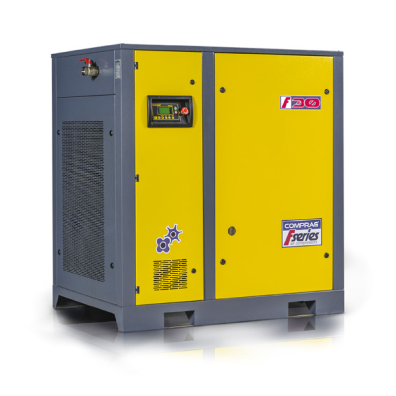 skrutkový kompresor COMPRAG Nemecko F-30 30 kW 10 bar 4,5 m3/min