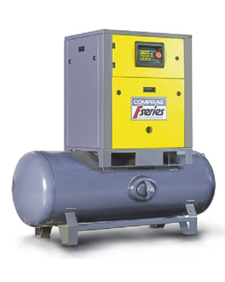 skrutkový kompresor COMPRAG Nemecko FR-0308-270 3 kW 10 bar 0,46 m3/min vzdušník 270 LTR 