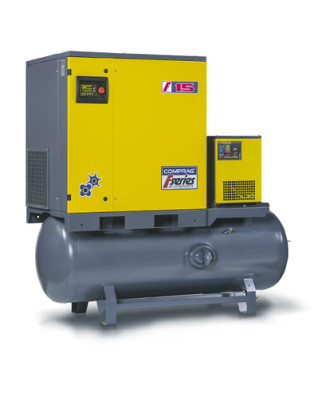 skrutkový kompresor COMPRAG Nemecko FRD-1510-500 15 kW 10 bar 1,9 m3/min sušič vzdušník 500 LTR