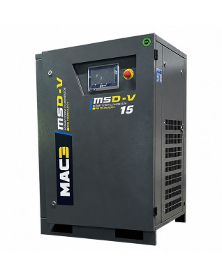 skrutkový kompresor MAC-3 MSD-V 15 PM LASER s frekvenčným meničom 15 kW, 0,48 - 1,31 m3/min, 20 bar pre rezanie laserom