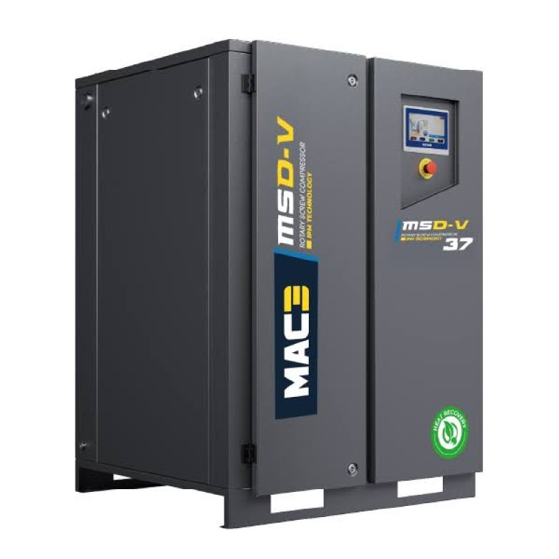 skrutkový kompresor MAC-3 MSD-V 37 PM LASER s frekvenčným meničom 37 kW, 0,82 - 3,19 m3/min, 20 bar pre rezanie laserom