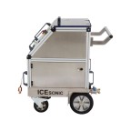 Stroj na tryskanie suchým ľadom ICEsonic ULTRA 18 - tryska 8+10+12+25 mm / zásobník 30 kg / hadica 10m / produktivita 100 kg/hod