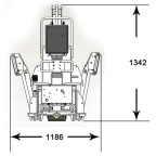 Podkop - rýpadlo s lyžicou BOWELL BH6 do 35 hp KAT I. VH175cm 