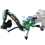Minibager SPIDER GE0 ATV, pokop, rýpadlo s lyžicou 30 cm Geo ATV 9 HP