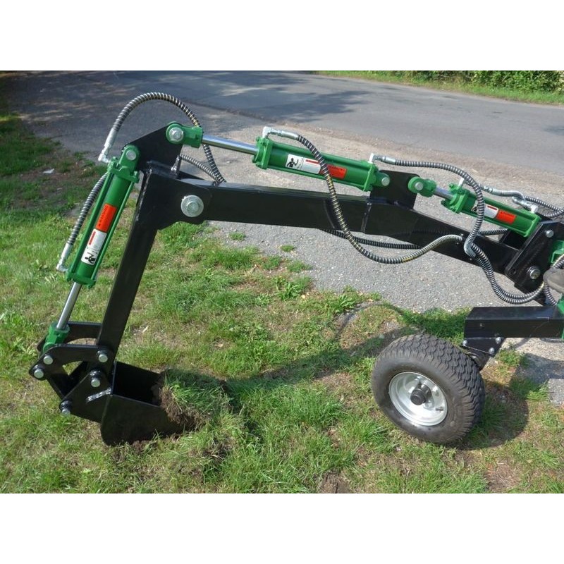 Minibager SPIDER GE0 ATV, pokop, rýpadlo s lyžicou 30 cm Geo ATV 9 HP