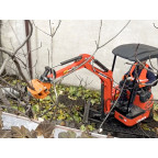 Minibager DELEKS® CF10 hydraulické strihacie kliešte pre minibager 100% HARDOX
