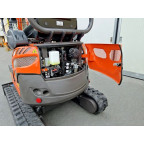 Minibager DELEKS® M180se, 1.8 tony, motor diesel Kubota D902 / nulový presah