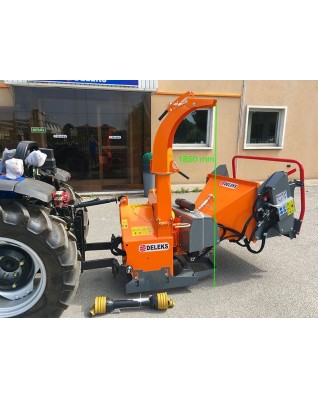 Štiepkovač pre traktor DELEKS DK-1800-IDR s HYDRAULICKÝM POSUNOM do 13 cm