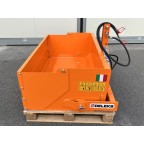 Vyklápací prepravný box, nakladač DELEKS BUCKET-120-H, hydraulické vyklápanie