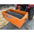 Vyklápací prepravný box, nakladač DELEKS BUCKET-120-H, hydraulické vyklápanie