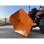 Vyklápací prepravný box, nakladač DELEKS BUCKET-120-H, hydraulické vyklápanie