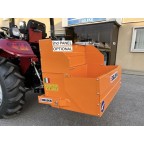 Vyklápací prepravný box, nakladač DELEKS BUCKET-120-H, hydraulické vyklápanie