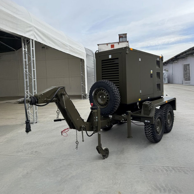 Diesel generator ZENESSIS - ESE 44 TBI diesel BAUDOUIN 35 kW - ARMY - verzia NATO 