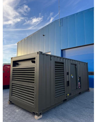 Diesel generator ZENESSIS - ZEN 660 TBI diesel BAUDOUIN 528 kW - kontajner - ARMY - verzia NATO