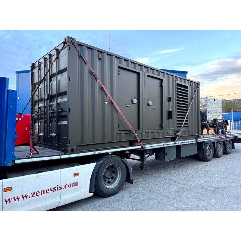 Diesel generator ZENESSIS - ZEN 660 TBI diesel BAUDOUIN 528 kW - kontajner - ARMY - verzia NATO