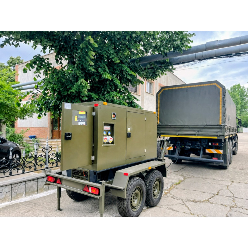 Diesel generator ZENESSIS - ZEN 55 TBI diesel BAUDOUIN 44kW - ARMY - verzia NATO