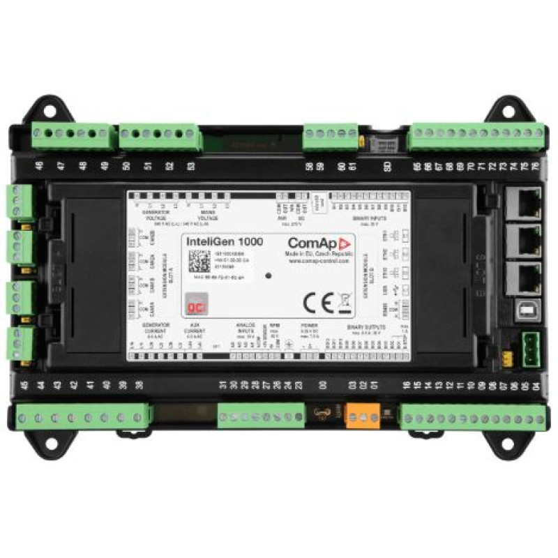 Diesel generator ZENESSIS - ovládací panel ComAp inteGen 1000 pre paralelné zapojenie s el. sieťou