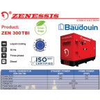 Diesel generator ZENESSIS - ZEN 300 TBI diesel BAUDOUIN 240 kW
